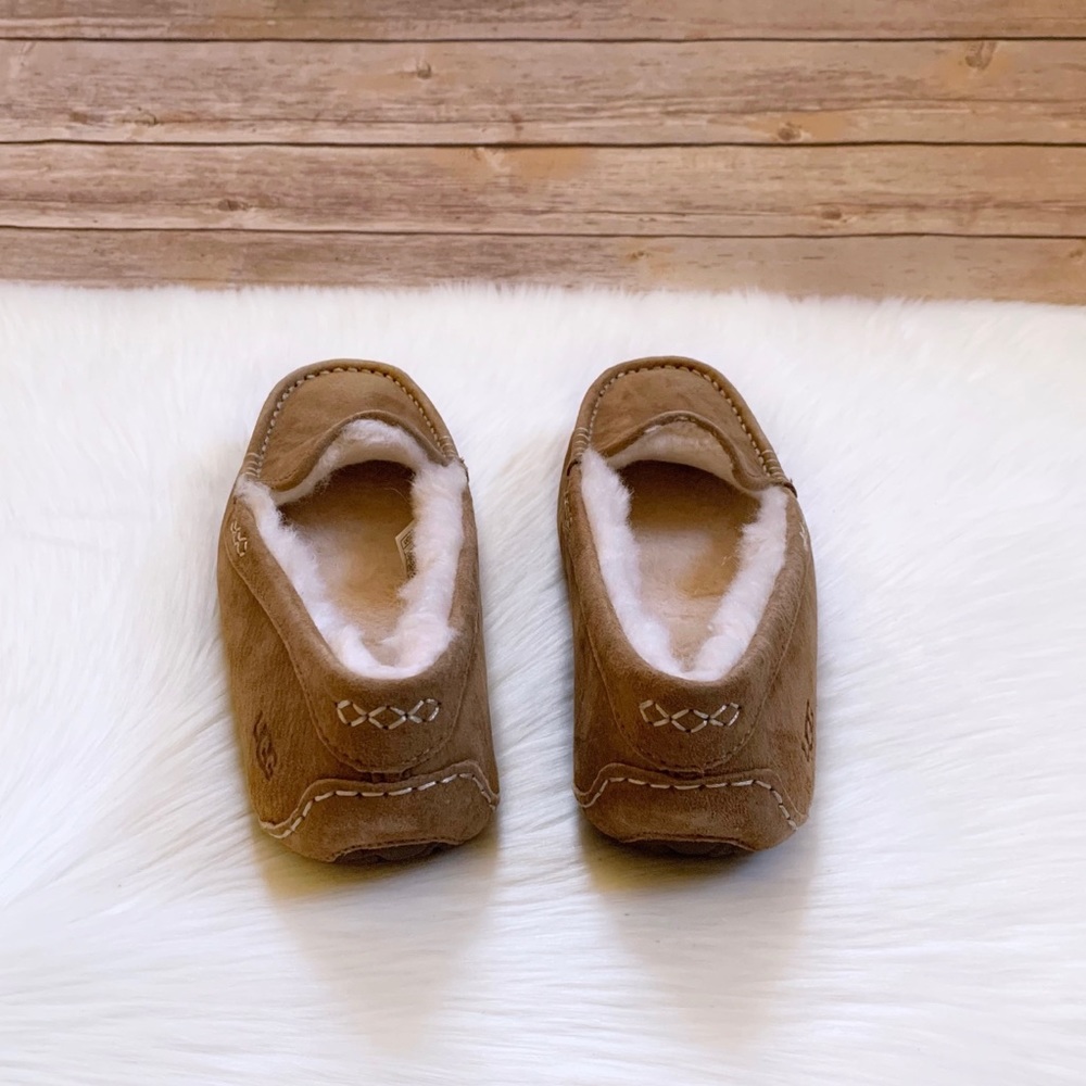 UGG Ansley Chestnut Suede Outdoor/Indoor Slippers - Picture 4 of 6